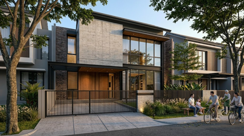 Inspirasi desain bangun rumah modern tropis yang sehat dan nyaman.