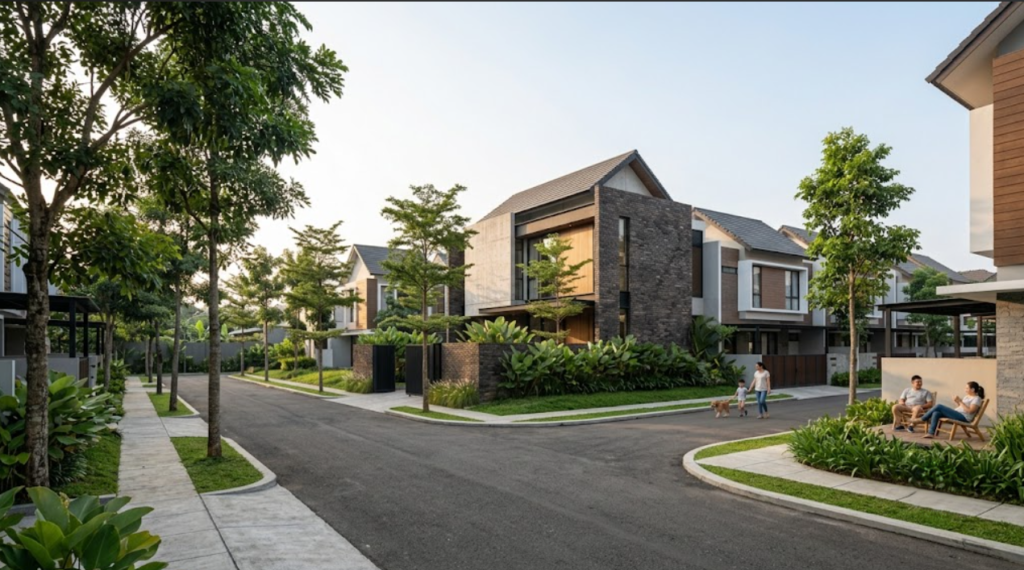 Inspirasi desain bangun rumah modern tropis yang sehat dan nyaman.