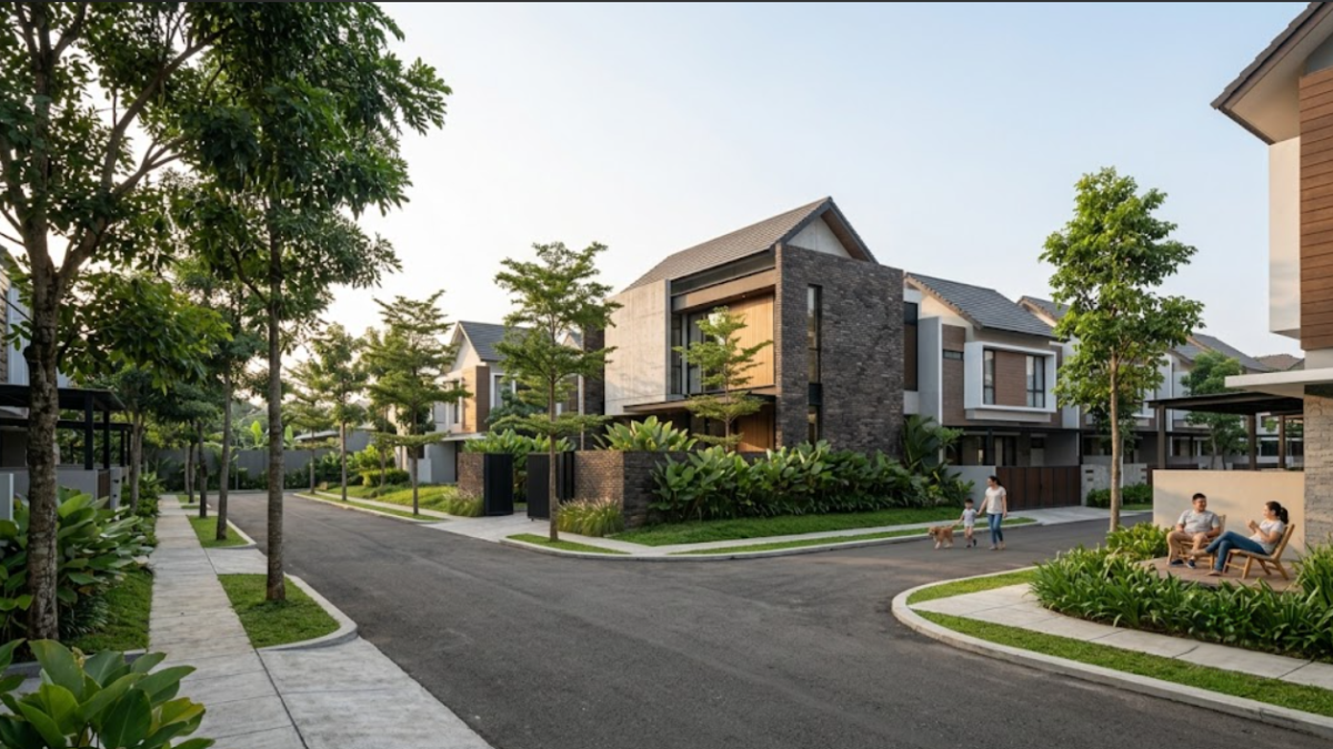 Inspirasi desain bangun rumah modern tropis yang sehat dan nyaman.