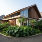 Arsiteku desain bangun tahap perencanaan lahan untuk rumah idaman.