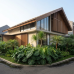 Arsiteku desain bangun tahap perencanaan lahan untuk rumah idaman.